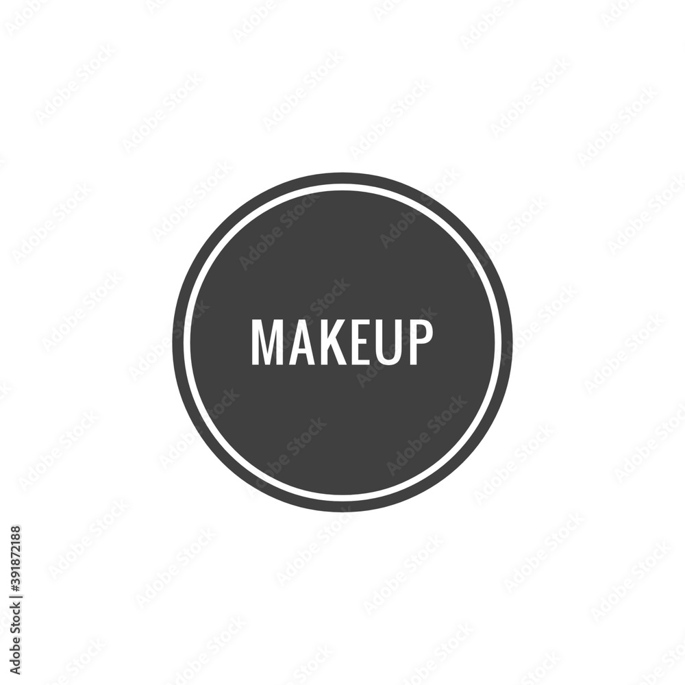 ''Makeup'' Lettering Illustration ''Makeup'' Lettering Illustration