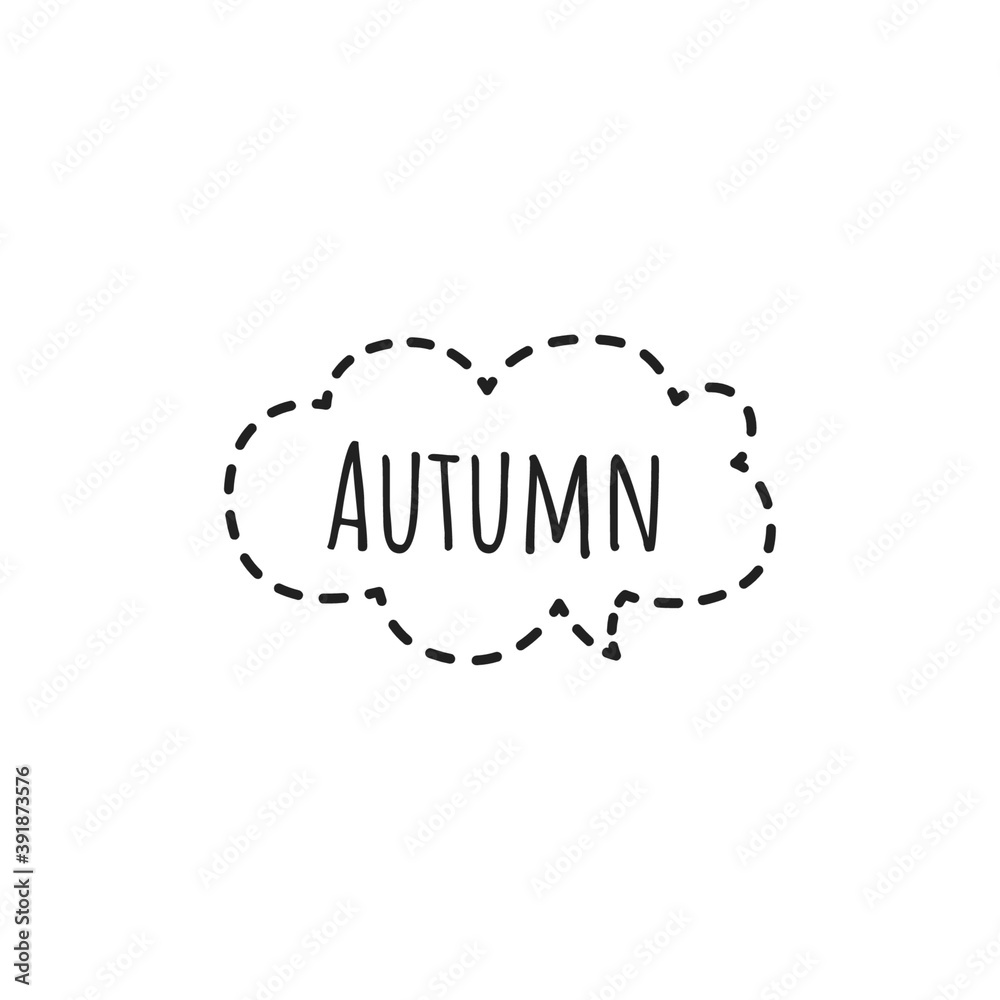 ''Autumn'' Lettering Illustration ''Autumn'' Lettering Illustration