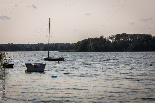 Fototapeta Naklejka Na Ścianę i Meble -  Narie lake of Ilawa Lake District in Kretowiny, small village in Warmia Mazury region of Poland