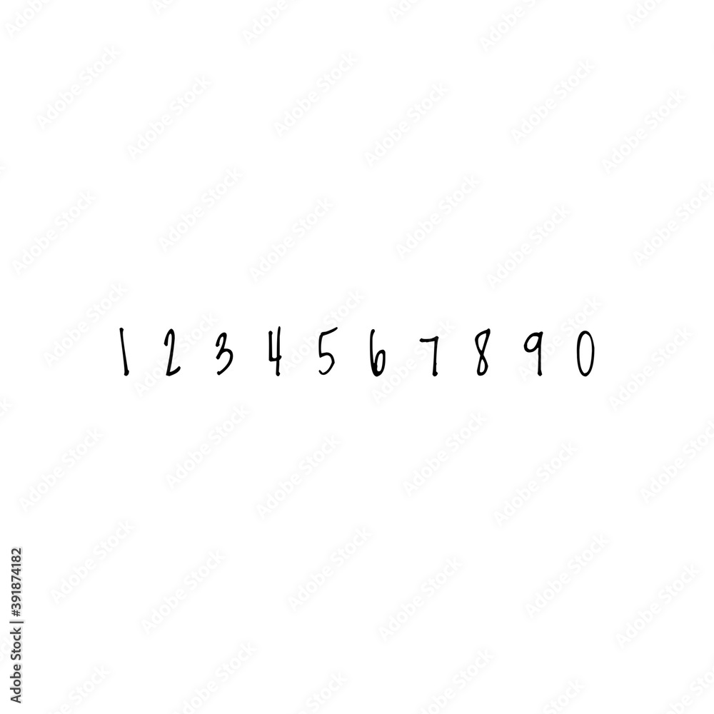 Numbers Design for Design Develpment/To develop graphic design of web/app/Poster/Flyer Numbers Design for Design Develpment/To develop graphic design of web/app/Poster/Flyer