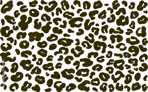 Leopard seamless svg pattern design vector illustration