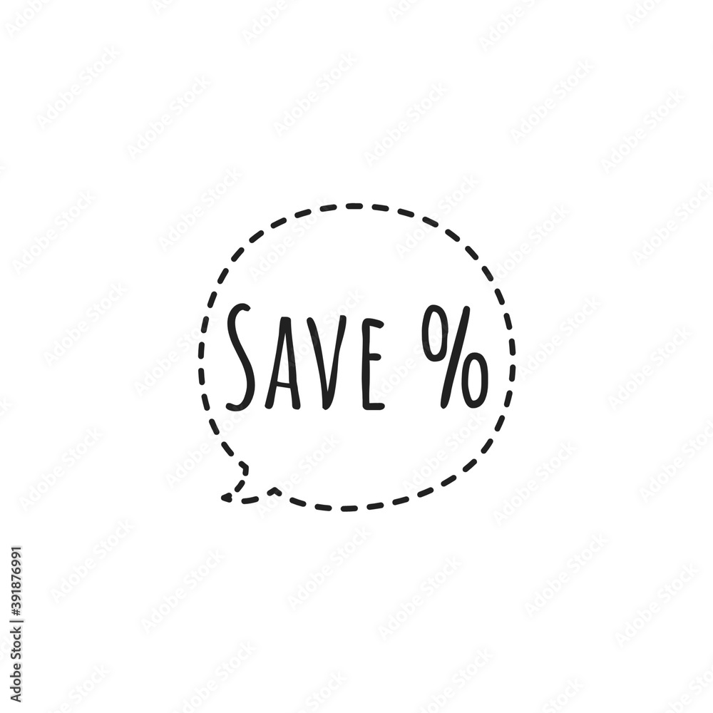 ''Save'' Icon/Element Word Lettering Illustration ''Save'' Icon/Element Word Lettering Illustration