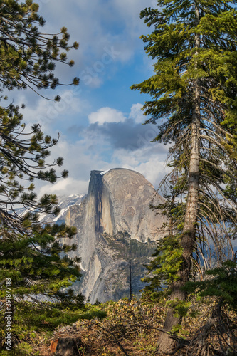 View from Glacier Point at Half Dome, Yosemite National Park, California, USA 