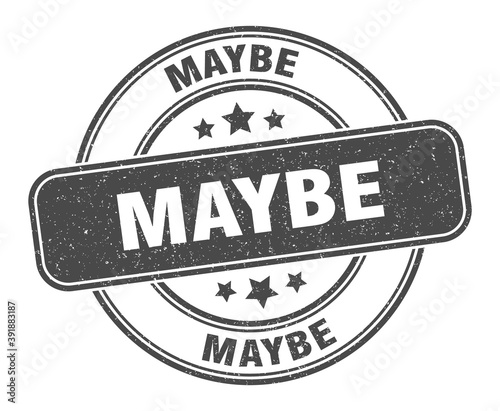 maybe stamp. maybe label. round grunge sign