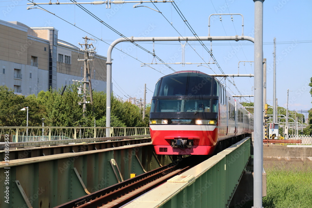 Fototapeta premium 名古屋鉄道の電車