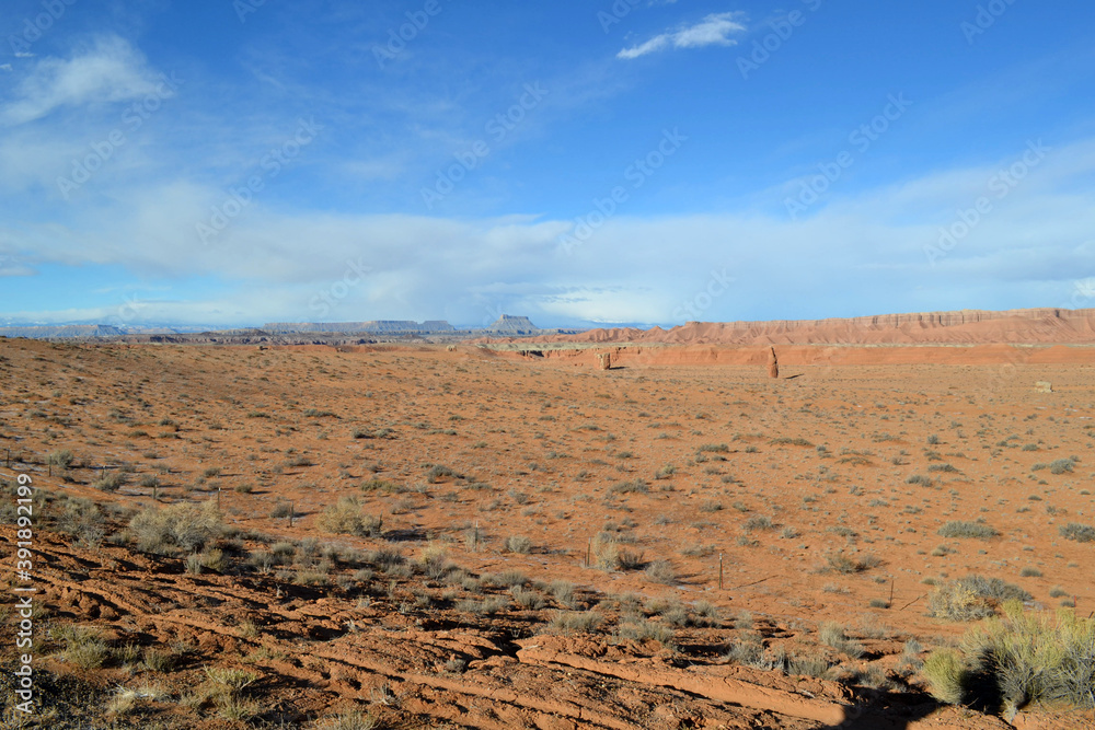 Amazing view of American desert, Moab, Utah