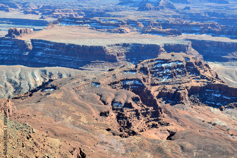 Rocks formations in Canyonland National Park, Moab, Utah