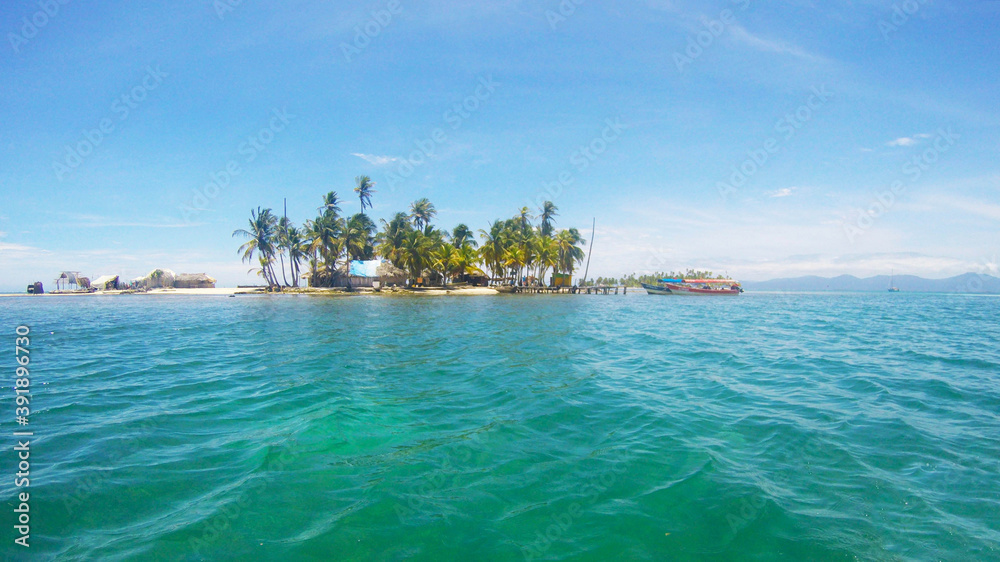 San Blas Archipelago - Panama. San Blas Islands in the Panamanian Caribbean