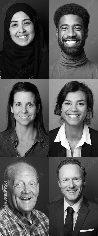 Portraits of beautiful commercial powerfull people Portraits of beautiful commercial powerfull people