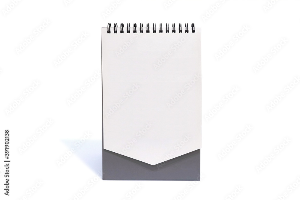 Empty calendar isolated on white background Empty calendar isolated on white background