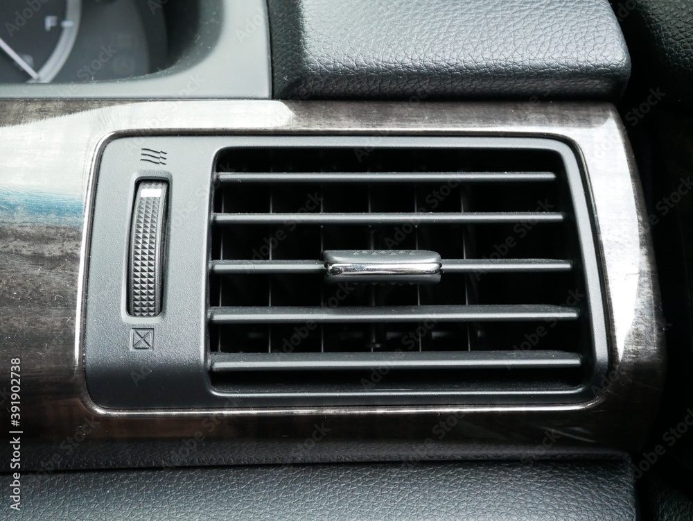 car air conditioning in a modern car,car interior.
