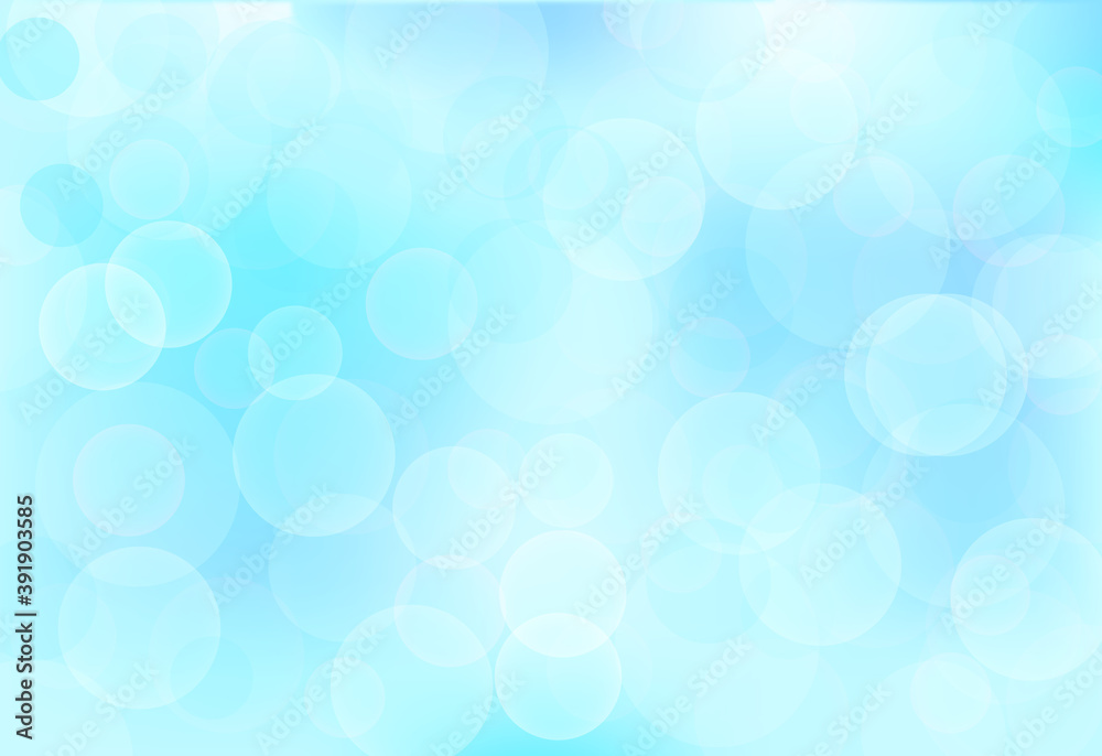 Christmas Blue background with light circle bokeh Christmas Blue background with light circle bokeh