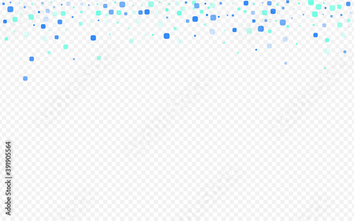 Turquoise Cell Falling Vector Transparent 