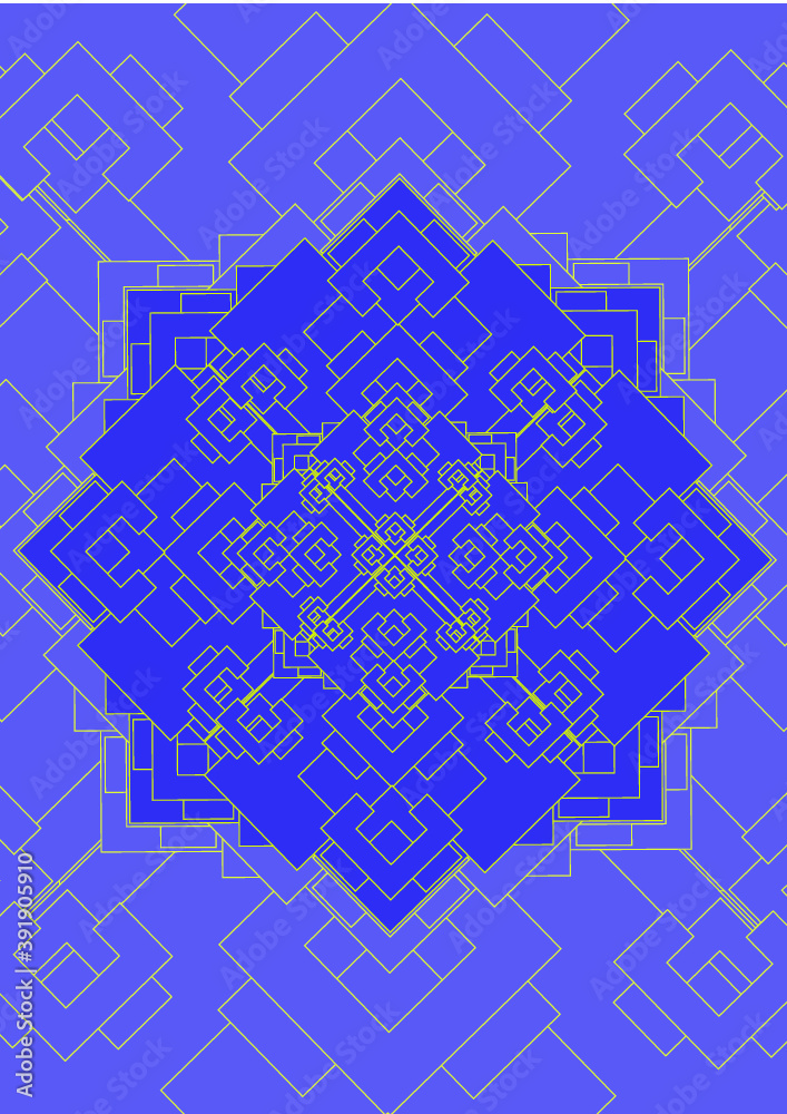 Geometric Abstract Symmetric Art Geometric Abstract Symmetric Art