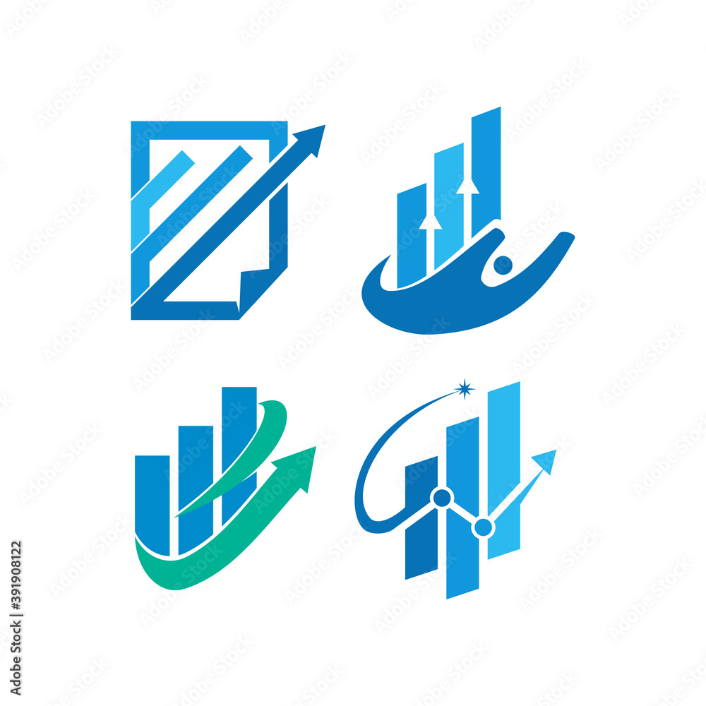 Financial Success Design Template Set Financial Success Design Template Set