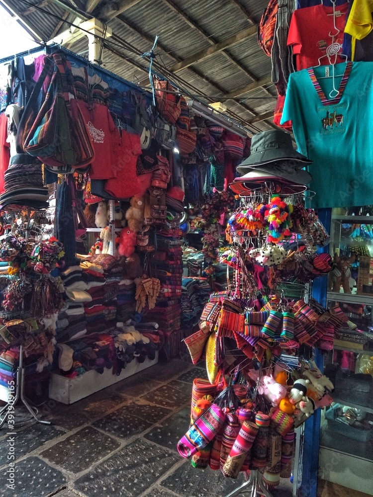 Art - Mercado Central de San Pedro (San Pedro Market) - Cusco, Peru -  San Pedro Market is one of Peru´s most colourful and vibrant markets.