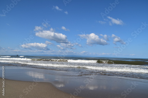 The beach in Niigata  Japan