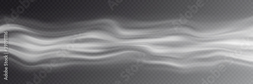 Blizzard on transparent background, panoramic image, vector background, EPS10