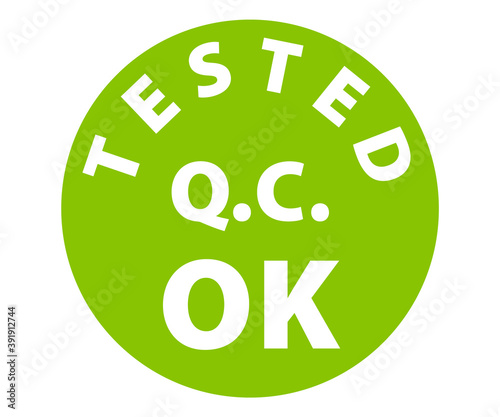 tested ok stamp seal, qc pass seal vector