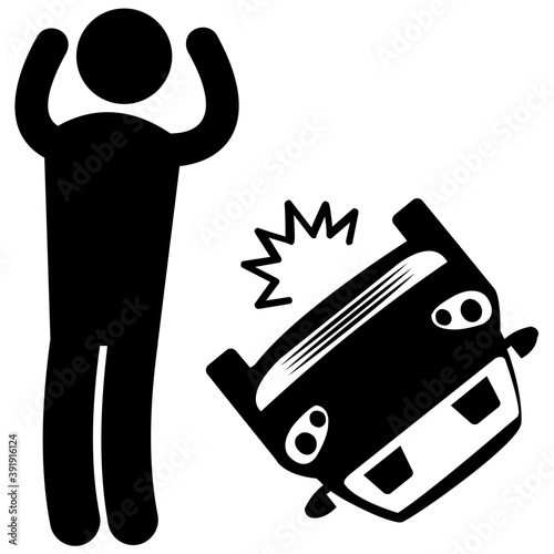 Car Overturned