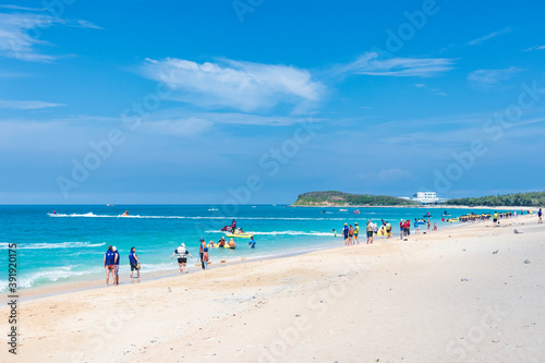 Jibei Island is the most beautiful beach island in summer in Penghu, Taiwan