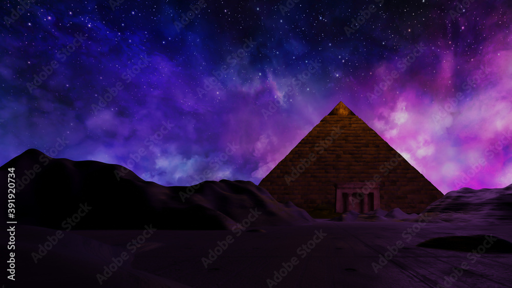 Sci fi virtual reality landscape cyberpunk style 3d render, Fantasy universe and space cloud background Sci fi virtual reality landscape cyberpunk style 3d render, Fantasy universe and space cloud background