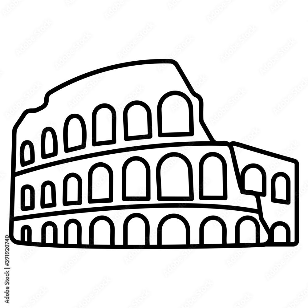 Naklejka premium Colosseum