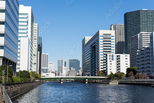 東京 天王洲の風景 高浜運河 天王洲運河