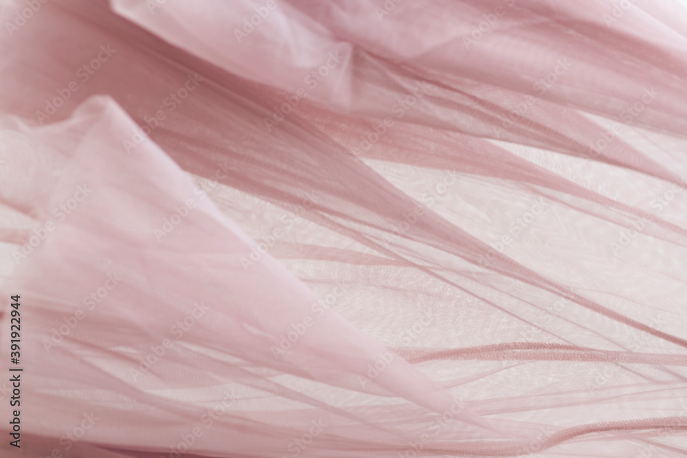 Fototapeta premium Pink chiffon fabric texture background