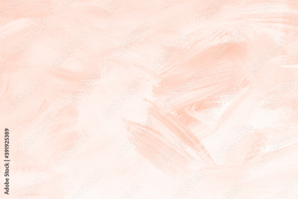 Fototapeta premium Orange paint brush textured background