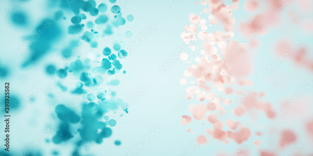 Background with blur bokeh light effect. 3d rendering. Blank template with blurred horizon. Bright background with highlights. Background with blur bokeh light effect. 3d rendering. Blank template with blurred horizon. Bright background with highlights.