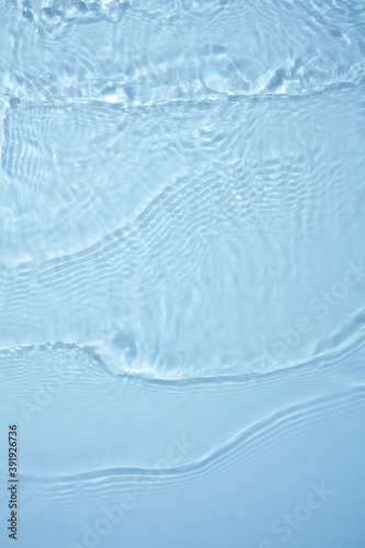 water splash in blue