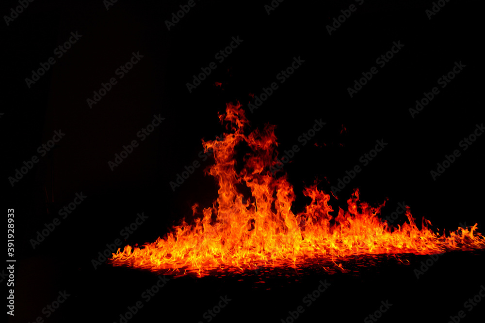 fire in the fireplace fire in the fireplace