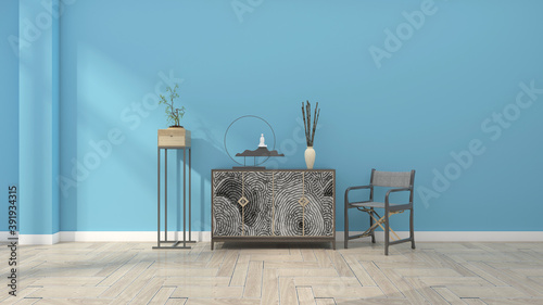 Simple and fresh indoor home furnishing background picture