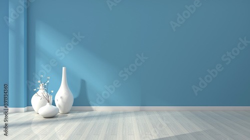 Simple interior furniture layout scene