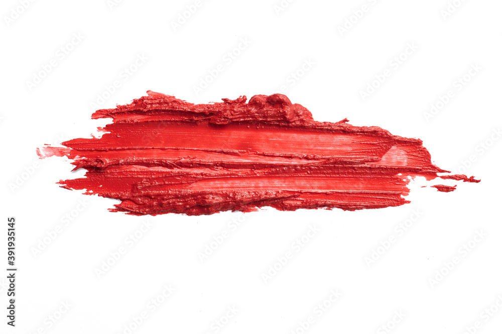 cosmetic lipstick red texture