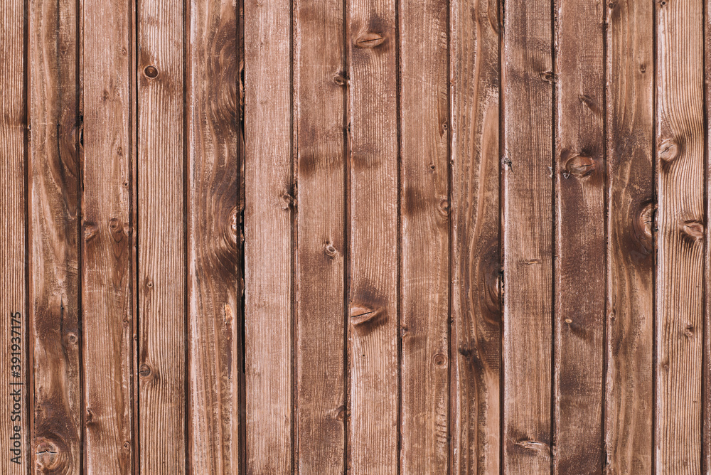 Vertical planks of the wood pattern