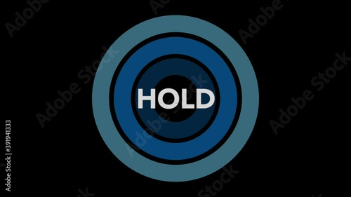 Loopable Animated Deep Breathing Guidance for relaxation, 4K