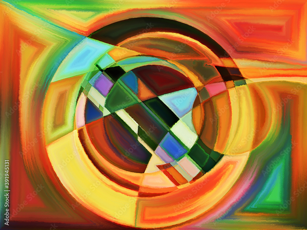 Obraz premium Fragmented Way