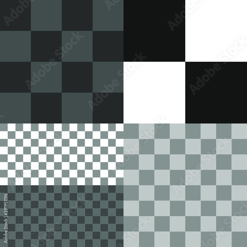 Transparent grid, monochrome seamless background pattern, vector illustration