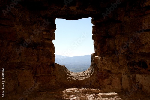 the cave in the mountains