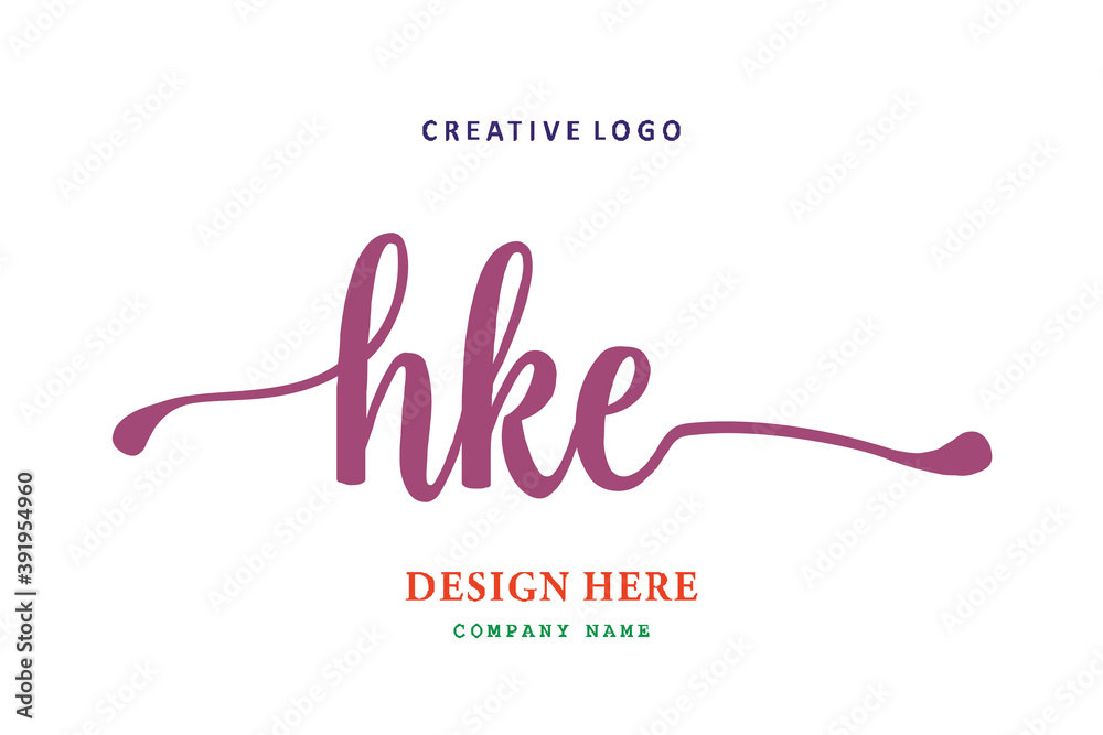 HKE lettering logo is simple, easy to understand and authoritative HKE lettering logo is simple, easy to understand and authoritative