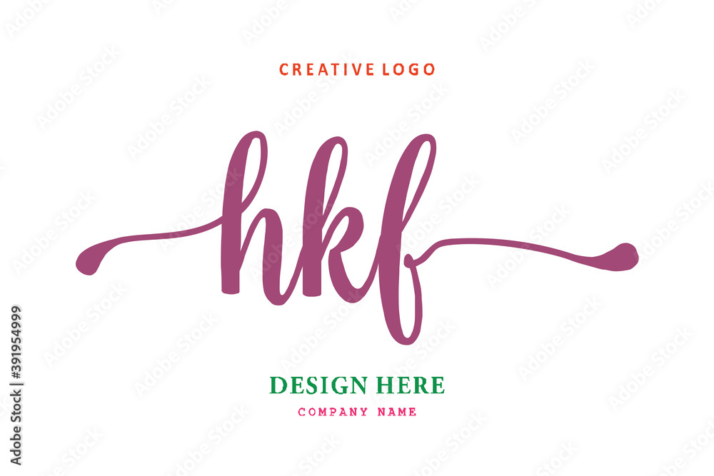 HKF lettering logo is simple, easy to understand and authoritative HKF lettering logo is simple, easy to understand and authoritative