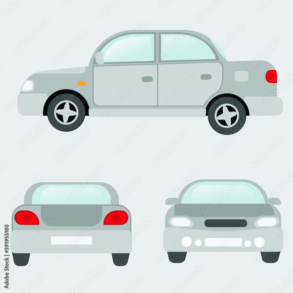 Fototapeta premium car image from different sides