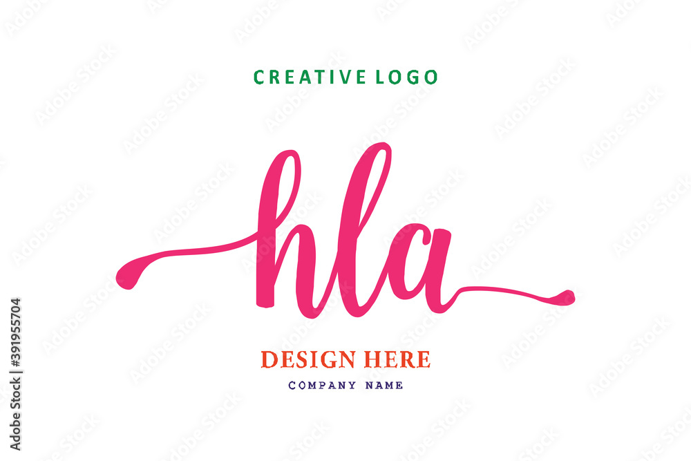 HLA lettering logo is simple, easy to understand and authoritative HLA lettering logo is simple, easy to understand and authoritative