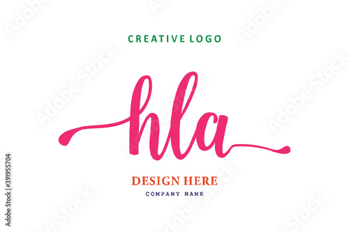 HLA lettering logo is simple, easy to understand and authoritative