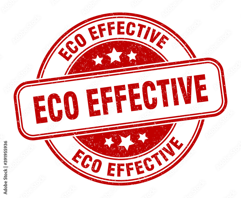 eco effective stamp. eco effective label. round grunge sign eco effective stamp. eco effective label. round grunge sign