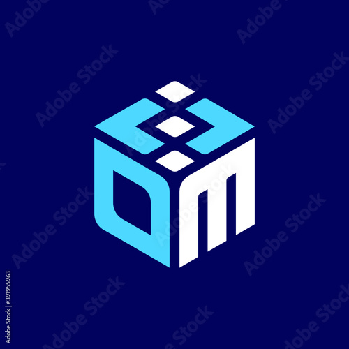 OM Letter Modern Eye Catchy Logo and Icon Design Vector Editable and Website Favicon Company Branding Design Usable Everywhere