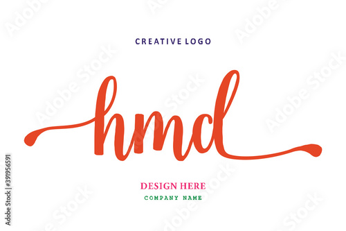 HMD lettering logo is simple, easy to understand and authoritative