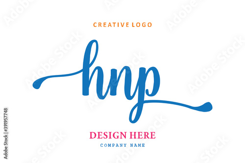HNP lettering logo is simple, easy to understand and authoritative